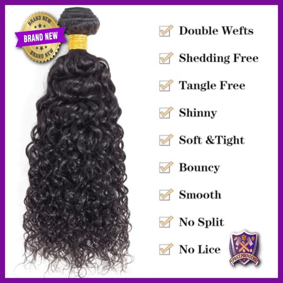 Brazilian Virgin Human Hair Extensions 10\